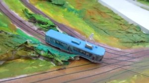 Бумажный трамвай БКМ маршрут 2