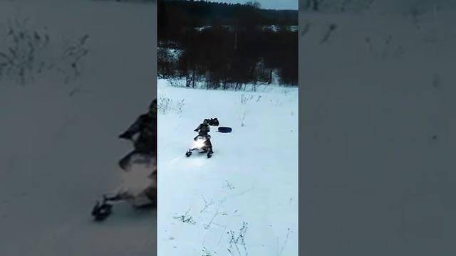 Покатушки на снегоходе 10.02.2019 смотреть онлайн