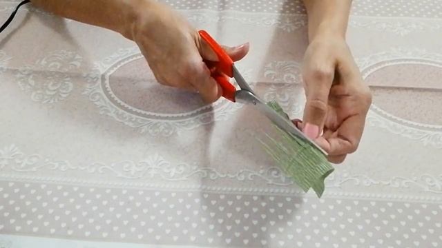 Erba di carta crespa/Трава из бумаги. Mастеркласс./Master class смотреть онлайн