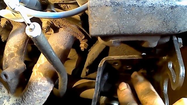 Ставим рейку с ГУР на Мицубиси Галант 92г. смотреть онлайн