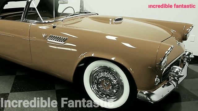 1955 Ford Thunderbird Hardtop - Brown Colors 4K Video смотреть онлайн