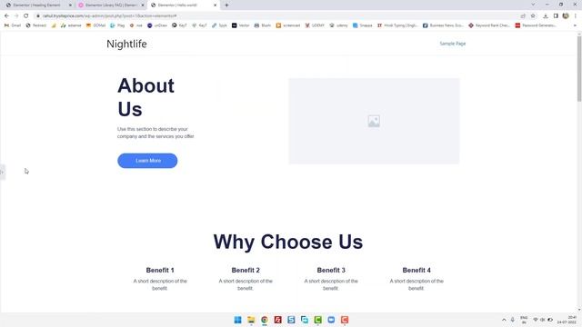 Elementor Full Width Layout Setting And Strech Coloumn Width смотреть онлайн