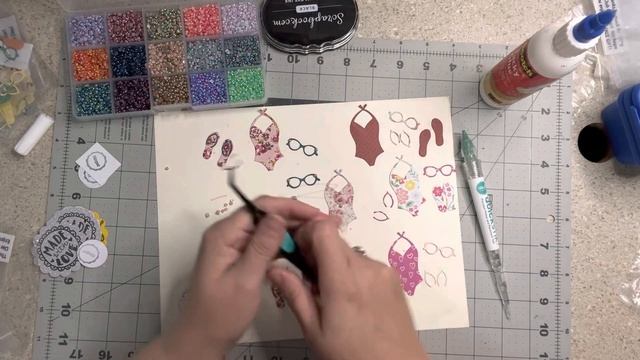 Using Scraps To Make Embellishments | BEAT THE HEAT | DIY Scrapbooking Embellishments