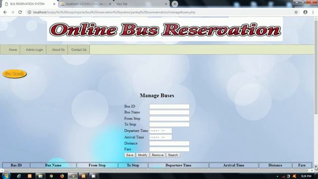 Bus Reservation System Project PHP MYSQL Apache | Hindi смотреть онлайн