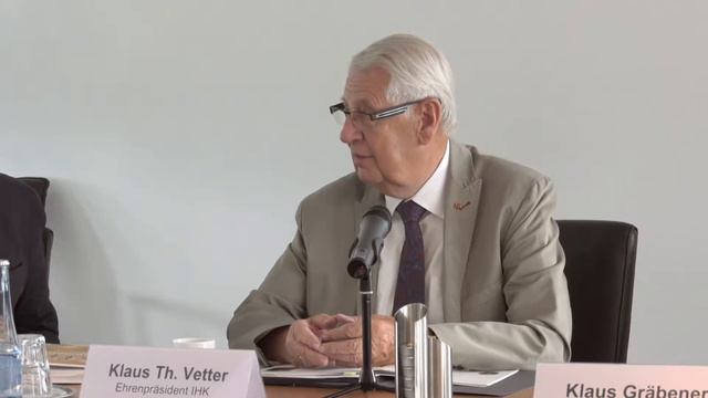 Klaus Th. Vetter, Ehrenpräsident IHK Siegen смотреть онлайн