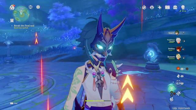 Xiao's mask glitch - Genshin Impact смотреть онлайн