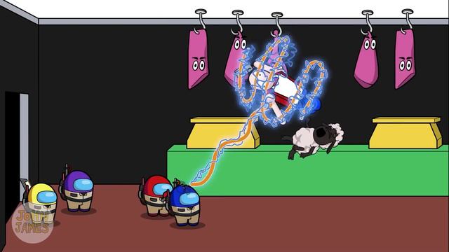 AMANDA THE ADVENTURER Vs GHOSTBUSTERS L Among Us Animation