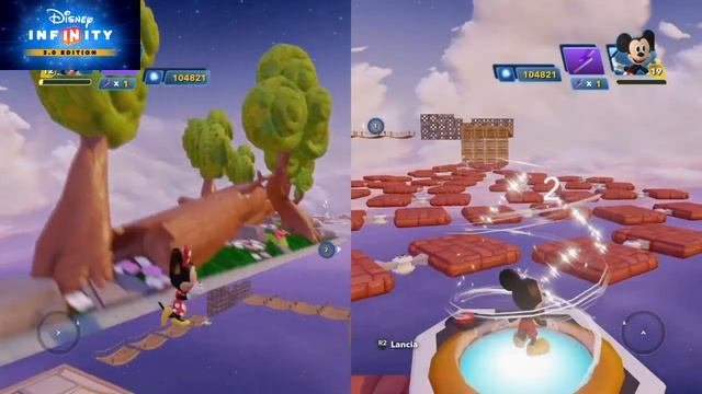 Mickey mouse | Mickey mouse Vs Minnie parkour | Disney Infinity 3.0 смотреть онлайн