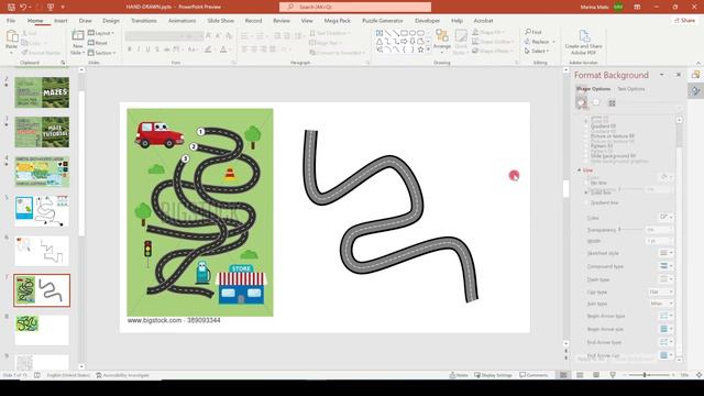 🎨Hand-drawn mazes in PowerPoint tutorial - [for KDP activity book interior] смотреть онлайн