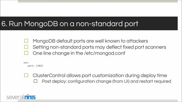 Webinar replay: How to Secure MongoDB with ClusterControl смотреть онлайн