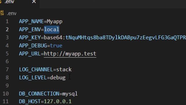 Laravel 8 in Tamil - 5 - How to configure using .env file | Environment Basics смотреть онлайн