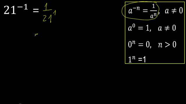 21 exponent minus 1 , -1 . integer with negative exponent , to the power of смотреть онлайн