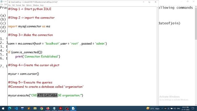 How to interface Python with MySQL and simple queries смотреть онлайн