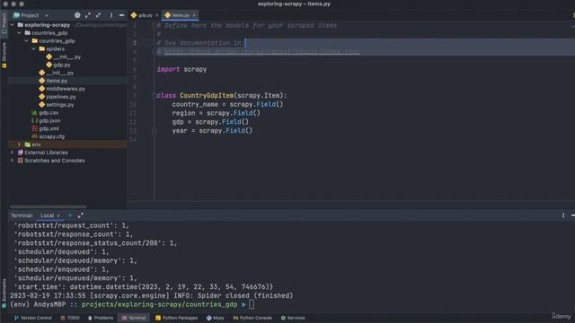 12. The Scrapy Framework | The Ultimate Web Scraping With Python Bootcamp 2023 смотреть онлайн