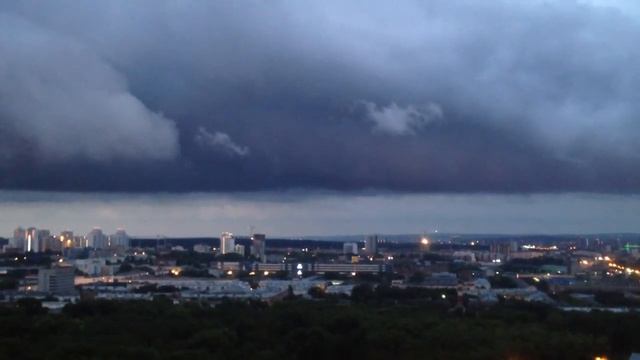 Ekaterinburg Екатеринбург Ночь Пение Птицы Небо Вид на Центр Проспект Ленина Малышева Первомайская