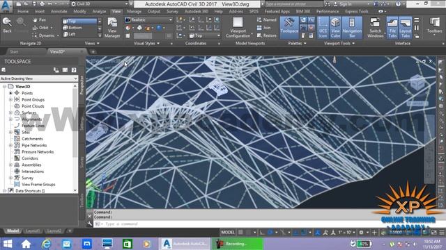 AutoCAD Civil 3d urdu Tutorials | Visual Styles | xpacademy смотреть онлайн