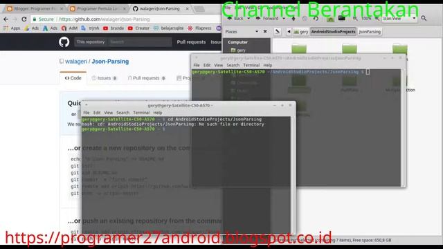 Cara Install git pada Linux mint dan Upload git on linux mint смотреть онлайн