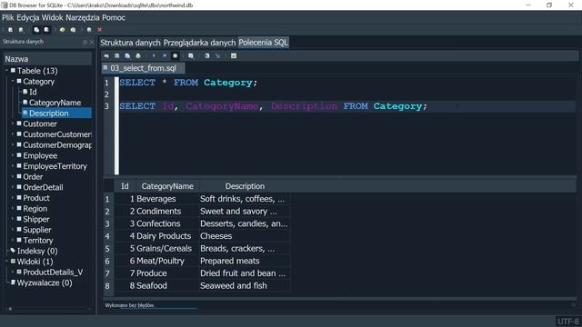 SQL Bootcamp - SQLite - Instrukcja SELECT ... FROM ... - ćwiczenia смотреть онлайн