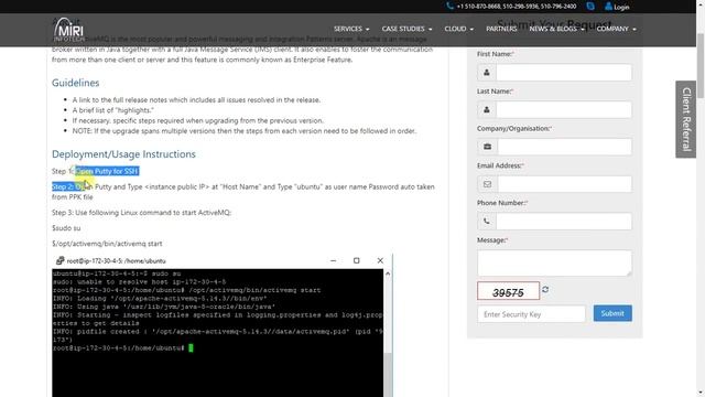 ActiveMQ | Steps for AWS Installation powered by Miri Infotech смотреть онлайн