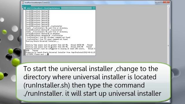 Oracle11R2 On RHEL5 installation part 1 смотреть онлайн