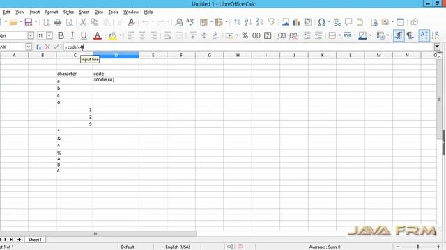LibreOffice Calc Tutorial - code Function | LibreOffice 6 Calc смотреть онлайн