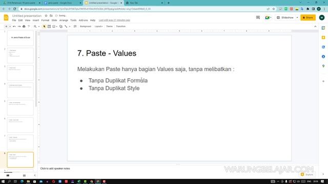 14 Jenis Copy Paste di Excel смотреть онлайн