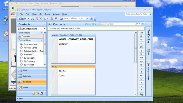 How to use CardIris sync to Outlook with BR600 scanner смотреть онлайн