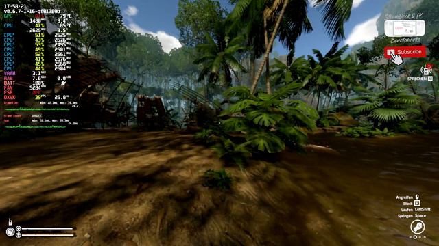 Green Hell on Steam Deck in 720p 35+ Fps смотреть онлайн