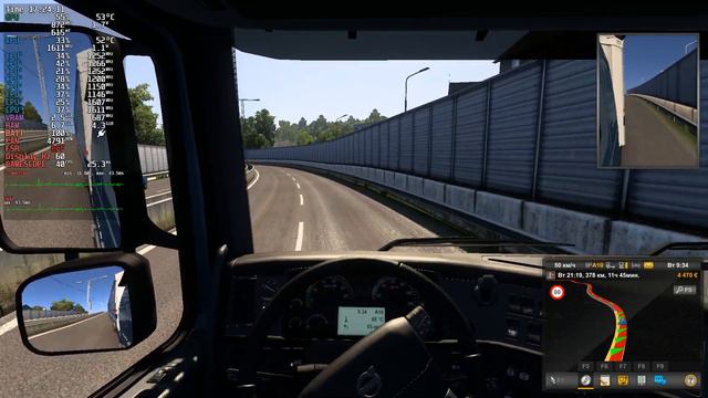 ETS2 геймплей на STEAMDECK