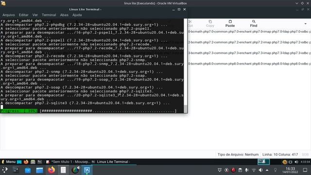 05 instalando módulos Php VirtualBox смотреть онлайн