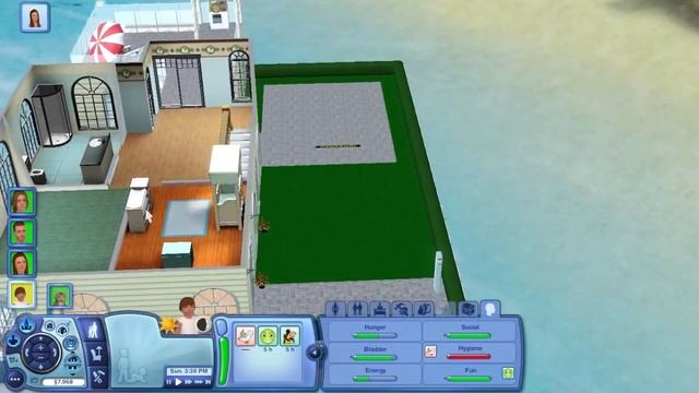 Let's Play: The Sims 3 Island Paradise - (Part 20) - Toddler Playing In Ocean