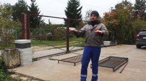Автомобильный ПОДЪЕМНИК ЭСТАКАДА из металлолома.