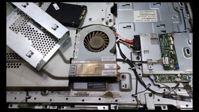 Remove or Replace Hard Drive from All in one PC HP Touch Smart 7320 смотреть онлайн