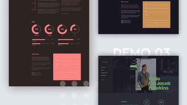 Volos - One Page Resume WordPress Theme Free Download