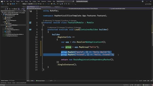 FREE Vertical Slice Project Template - ASP.NET Core + Autofac смотреть онлайн