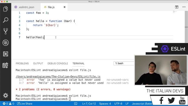 2. Introduzione ad ESLint смотреть онлайн
