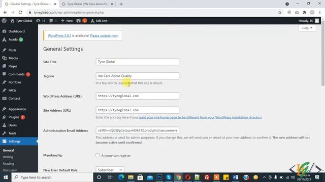 How to change Site Title and Tagline in wordpress смотреть онлайн