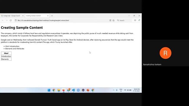 FREE HTML LIVE WEBINAR at 7 30 PM IST 2022 10 17 19 39 GMT+5 30 смотреть онлайн