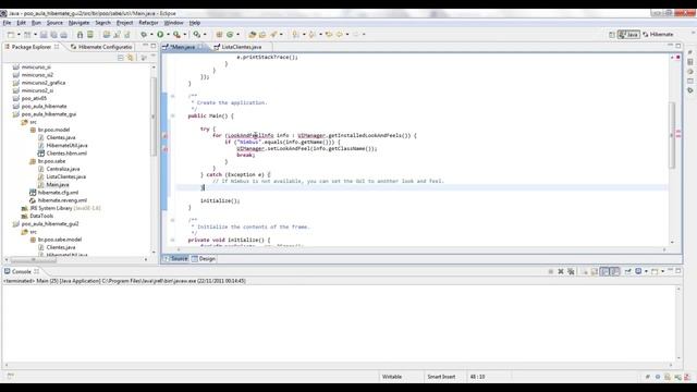 Java Hibernate e Swing смотреть онлайн