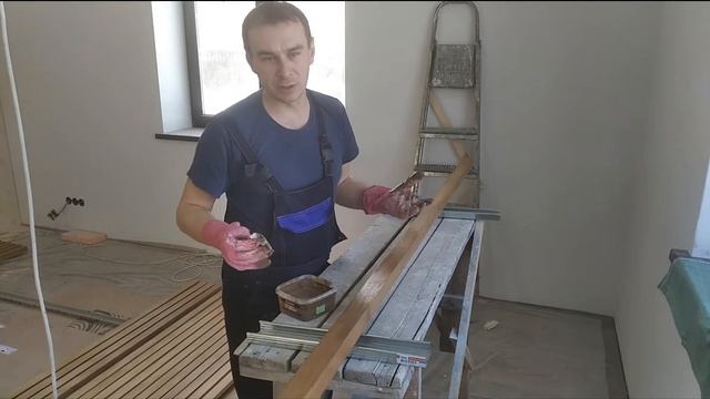 монтаж деревянных реек на стену и потолок смотреть онлайн