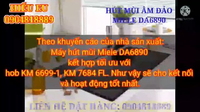 Máy Hút Mùi Âm Bàn Bếp Miele DA6890 Made In Germany, Liên hệ đặt hàng: 0904818889 смотреть онлайн