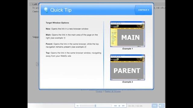 CTI_WebEx_Настройка навигации смотреть онлайн