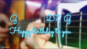 Happy Birthday | Karaoke With Guitar Chords & Lyrics