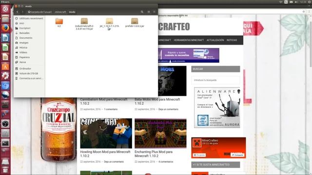 COMO INSTALAR MINECRAFT Y MODS EN UBUNTU 16.04 смотреть онлайн
