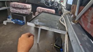 Лодка Ока 4 закончил проект. Тент ,стекло сиденья.