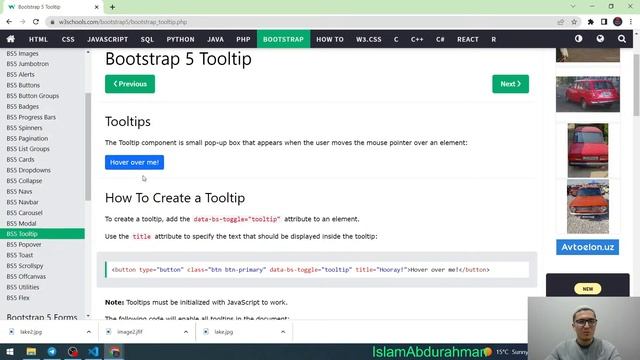 15 . Bootstrap 5 Carousel Modal Tooltip Popover Toast Scrollspy Offcanvas Utilities @IslamAbdurahma смотреть онлайн