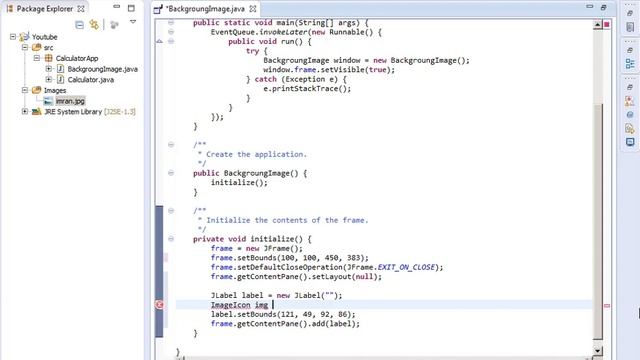 How to Add Image in JFrame or Application Window in eclipse смотреть онлайн