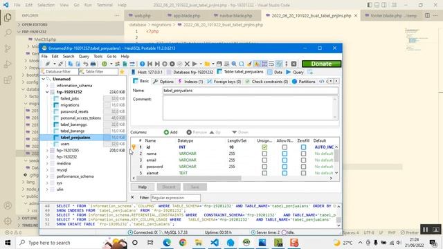 Migration Laravel & Create Database Laragon - Meidina Ulin смотреть онлайн