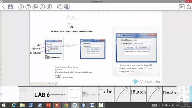 Lab-6: GUI Programming in Java - Swing Controls and Event Listeners смотреть онлайн