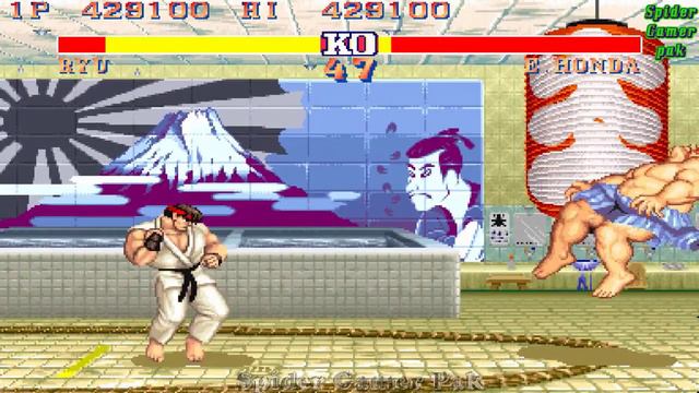 Street Fighter 2: Champion Edition - Ryu (Arcade) playthrough gameplay смотреть онлайн
